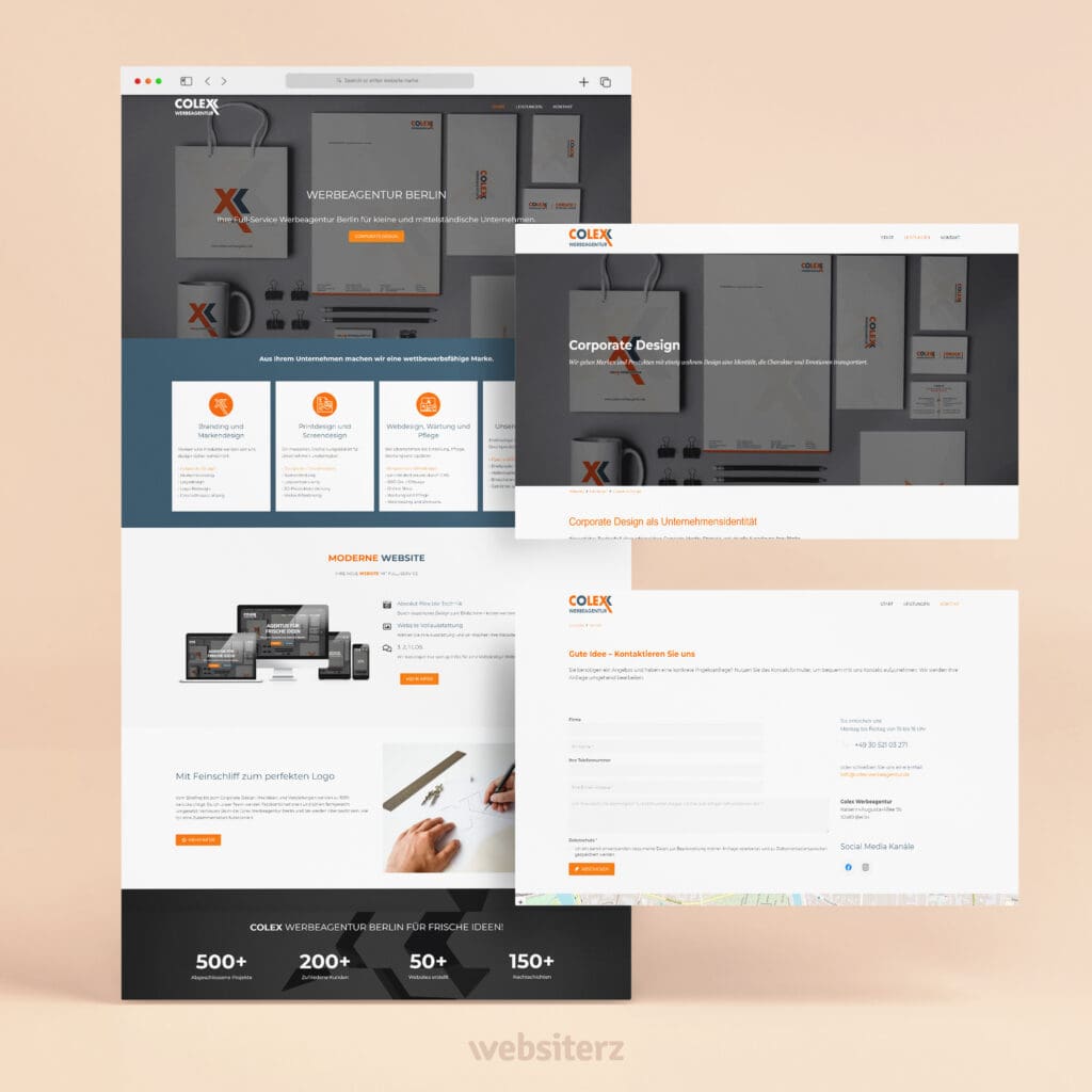 Colex Werbeagentur Website